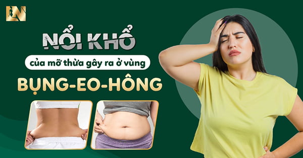 Nỗi khổ của mỡ thừa gây ra ở vùng bụng-eo-hông